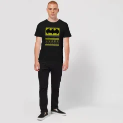 DC Comics Batman Men's Christmas T-Shirt In Black 10 DC Comics Batman Men's Christmas T-Shirt In Black -JD Looney Shop 12336609 4384714271951796