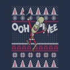 Rick And Morty Ooh Wee Men's Christmas T-Shirt - Navy 15 Rick And Morty Ooh Wee Men's Christmas T-Shirt - Navy -JD Looney Shop 12336690 2084714191965817