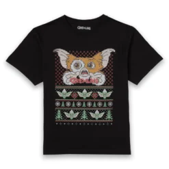 Gremlins Ugly Knit Men's Christmas T-Shirt - Black