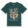 Scooby-Doo Scooby Doo Men's Christmas T-Shirt - Forest Green