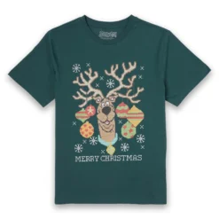 Scooby-Doo Scooby Doo Men's Christmas T-Shirt - Forest Green