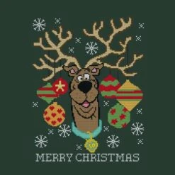 Scooby-Doo Scooby Doo Men's Christmas T-Shirt - Forest Green -JD Looney Shop 12336717 8434714192288053