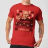 Star Trek: The Next Generation Make It So Men's Christmas T-Shirt - Red