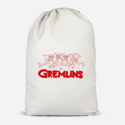 Gremlins Christmas Carolling Cotton Storage Bag 6 Gremlins Christmas Carolling Cotton Storage Bag -JD Looney Shop 12712107 6284808318231832