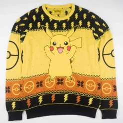 POKEMON Pokémon Pikachu Christmas Knitted Jumper Black