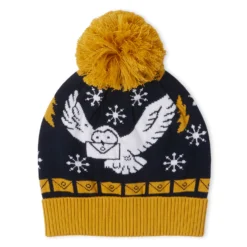 Harry Potter Owl Mail Christmas Beanie Navy