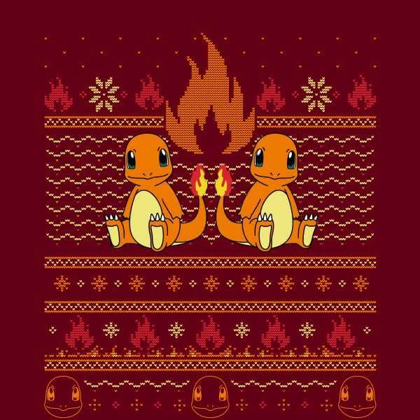 POKEMON Pokémon Merry Litmas Unisex Christmas Jumper - Burgundy 2 POKEMON Pokémon Merry Litmas Unisex Christmas Jumper - Burgundy - Image 2