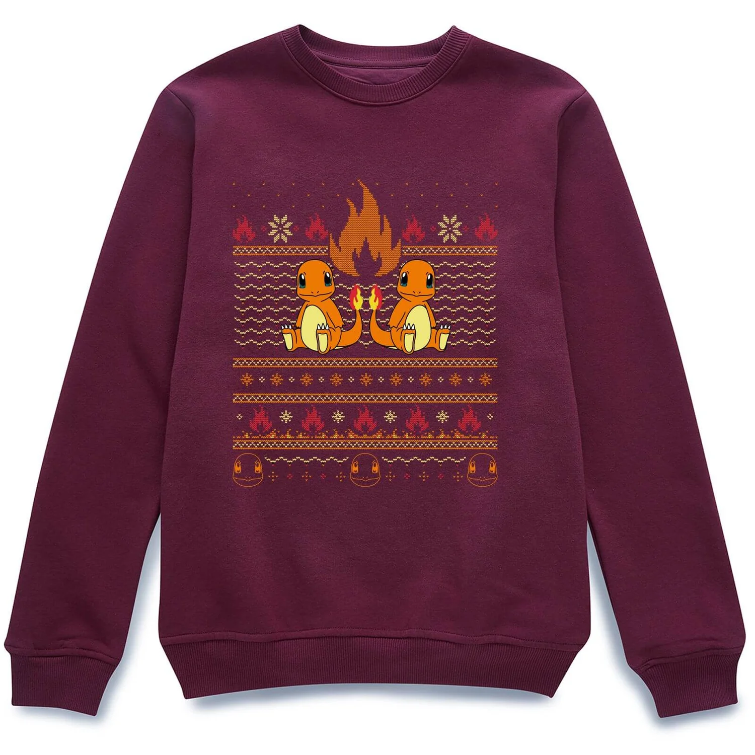 POKEMON Pokémon Merry Litmas Unisex Christmas Jumper - Burgundy 1 POKEMON Pokémon Merry Litmas Unisex Christmas Jumper - Burgundy