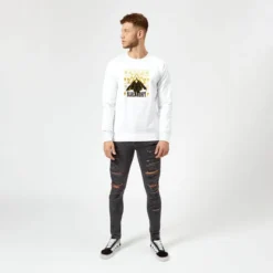 Black Adam Gold Christmas Christmas Jumper - White -JD Looney Shop 13995184 1105093133172875