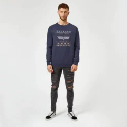 Top Gun Festive Flight Christmas Jumper - Navy -JD Looney Shop 13995538 7215093134873965