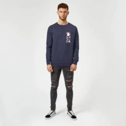 Pokemon Pikachu Candycanes Christmas Jumper - Navy -JD Looney Shop 13995592 1075093135234175