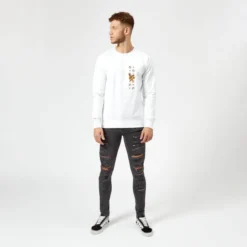 Pokemon Eve Bow Tie Christmas Jumper - White -JD Looney Shop 13995612 1715093135401422