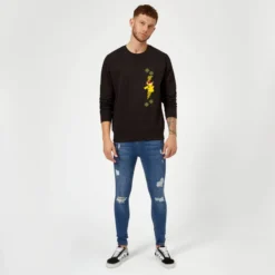 Pokemon Pikachu Christmas Wave Christmas Jumper - Black -JD Looney Shop 13995909 5485093140269129