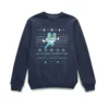 Pokemon Froakie Christmas Christmas Jumper - Navy