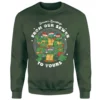 Teenage Mutant Ninja Turtles Sewer Season's Greetings Christmas Jumper - Green