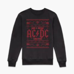 AC/DC Have A Rockin' Christmas Men's T-Shirt - Black