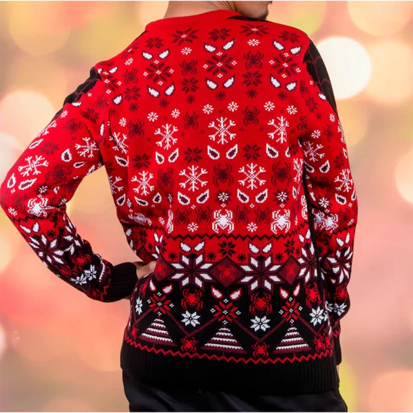 Spider Man Miles Morales Christmas Jumper 2 Spider Man Miles Morales Christmas Jumper - Image 2