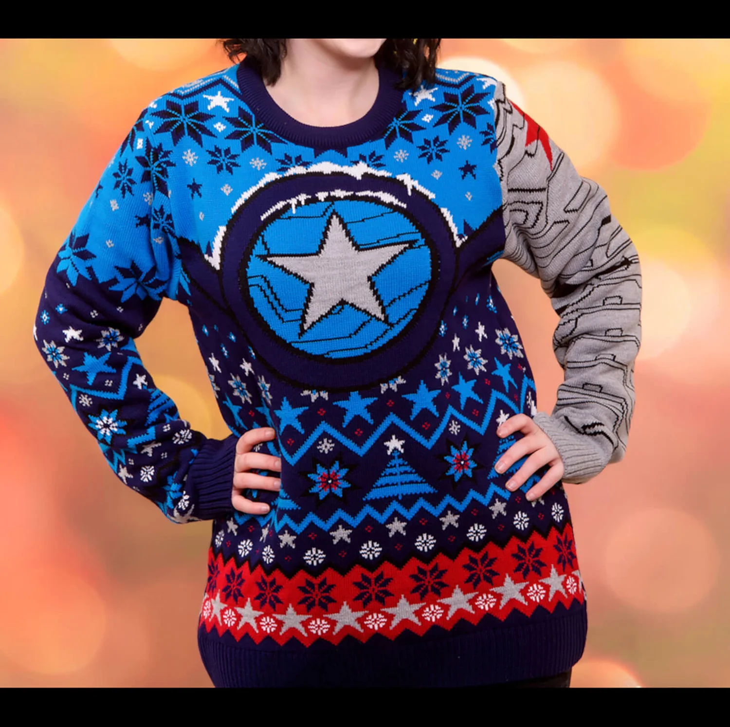 Marvel Winter Soldier Christmas Jumper 1 Marvel Winter Soldier Christmas Jumper