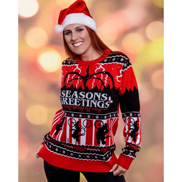 Stranger Things Christmas Jumper 2 Stranger Things Christmas Jumper - Image 2