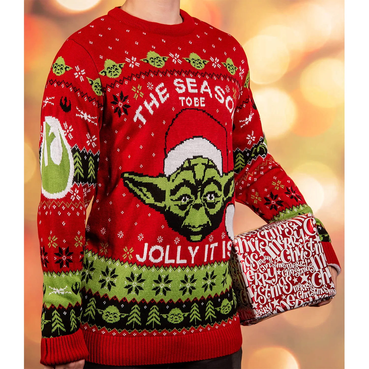 Star Wars Yoda Christmas Jumper 1 Star Wars Yoda Christmas Jumper