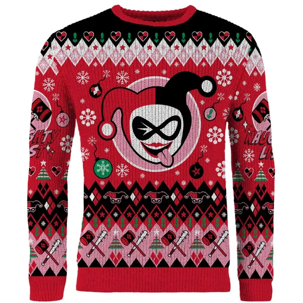 Harley Quinn: Hey Puddin Christmas Jumper 5 Harley Quinn: Hey Puddin Christmas Jumper - Image 5