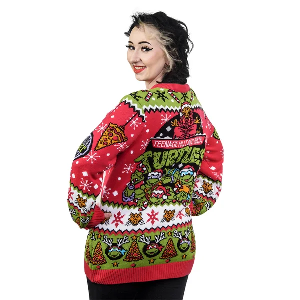 TMNT Christmas Jumper 5 TMNT Christmas Jumper - Image 5