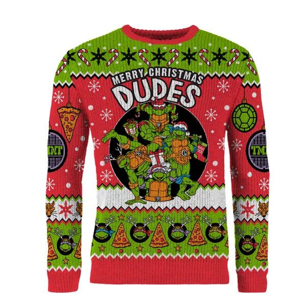 TMNT Christmas Jumper 4 TMNT Christmas Jumper - Image 4