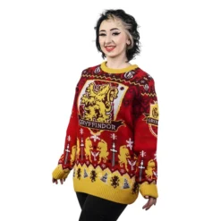 Gryffindor House Crest Christmas Jumper -JD Looney Shop 14885264 1955092932317664