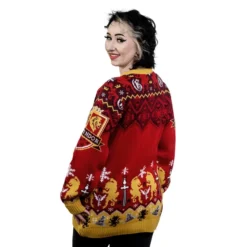 Gryffindor House Crest Christmas Jumper -JD Looney Shop 14885264 7035092934288781