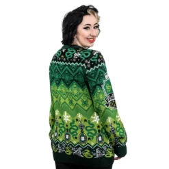 Slytherin House Crest Christmas Jumper -JD Looney Shop 14885272 1725092932685260
