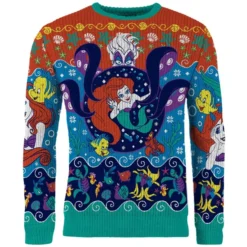 The Little Mermaid Ariel Christmas Jumper -JD Looney Shop 14885345 7465092928281509